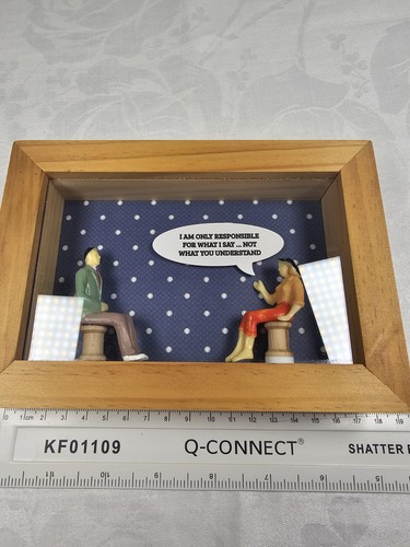 Funny scene wooden box - funny, in