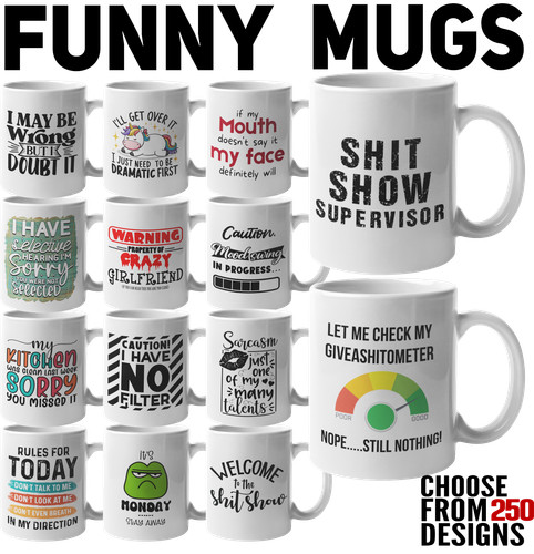 Funny mugs novelty mug - funny,