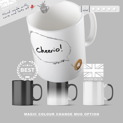 Leaving gifts mug cheerio - leaving,