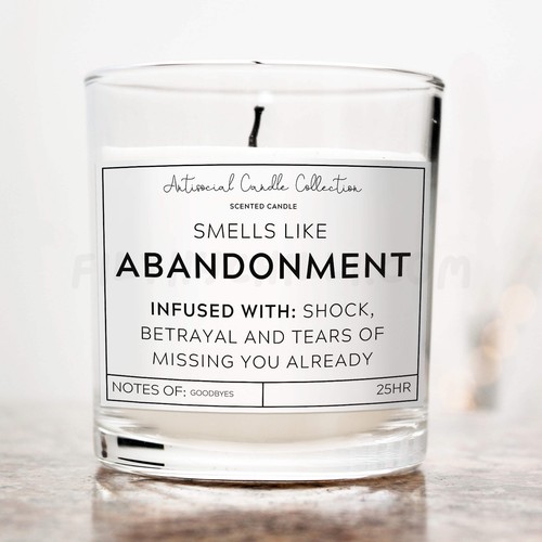 Funny candle smells like - funny,