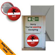 Sorry You’re Leaving Badge