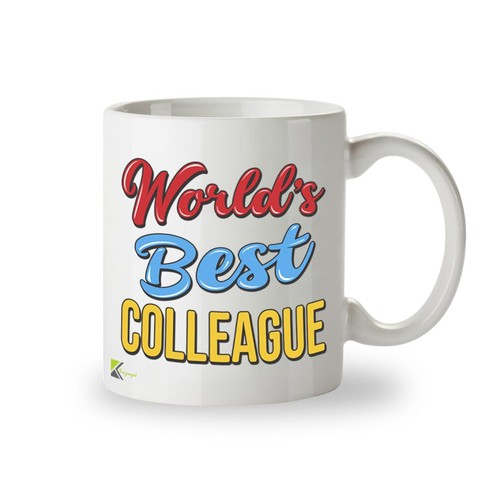 Worlds best colleague mug - colleague,