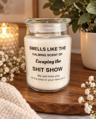 Funny leaving gift - funny, candle