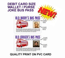 FUNNY BUS PASS ID cards Prank