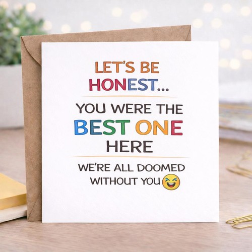 Funny leaving card coworker - funny,