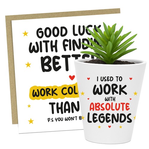 Funny gift for - colleague, plant