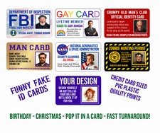 Personalised Funny FAKE ID