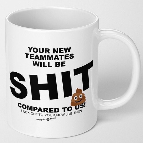 Rude leaving mug - mug, good