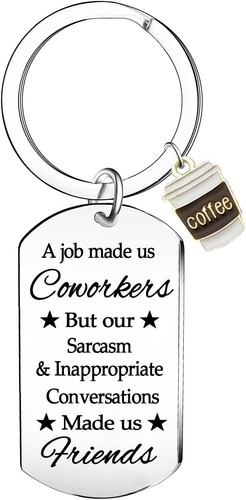Funny coworker keyring - coworker, gifts