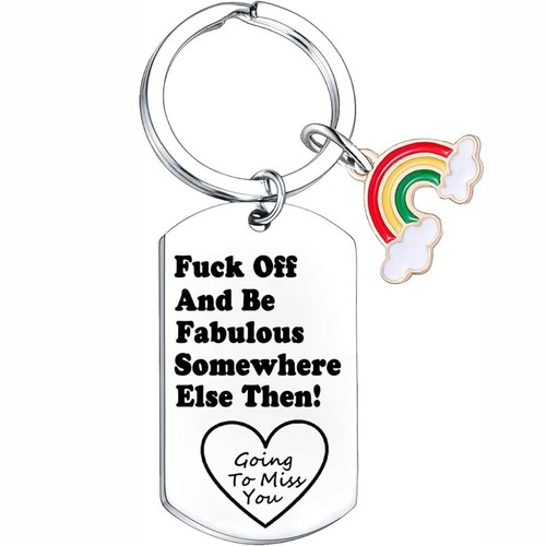 Funny leaving gift keyring - funny,