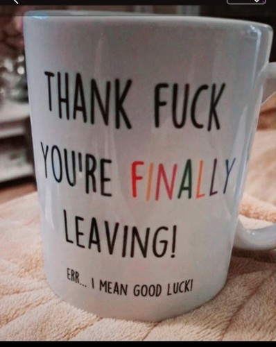 Funny naughty leaving present - naughty,