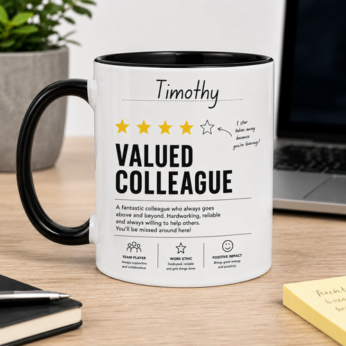Coworker leaving gift - coworker,