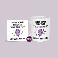 New Job Mug & Coaster: Leaving