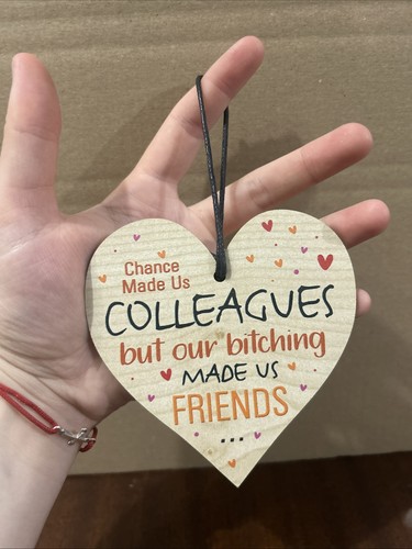 Hanging wooden heart plaque - , is