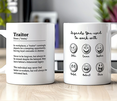 Funny personalised traitor - funny,