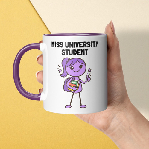 Miss university student mug - miss,